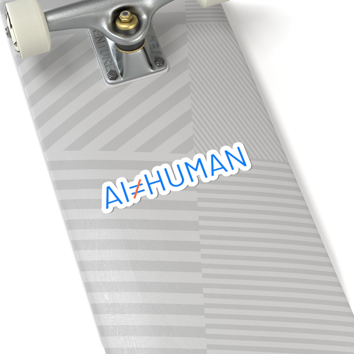 AI ≠ Human Kiss-Cut Stickers