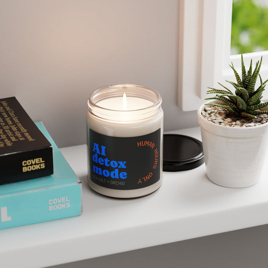 AI Detox Mode Scented Soy Candle