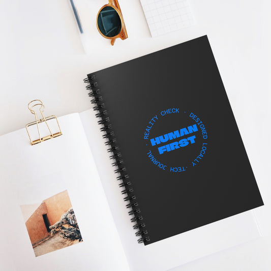 Human First Spiral Notebook