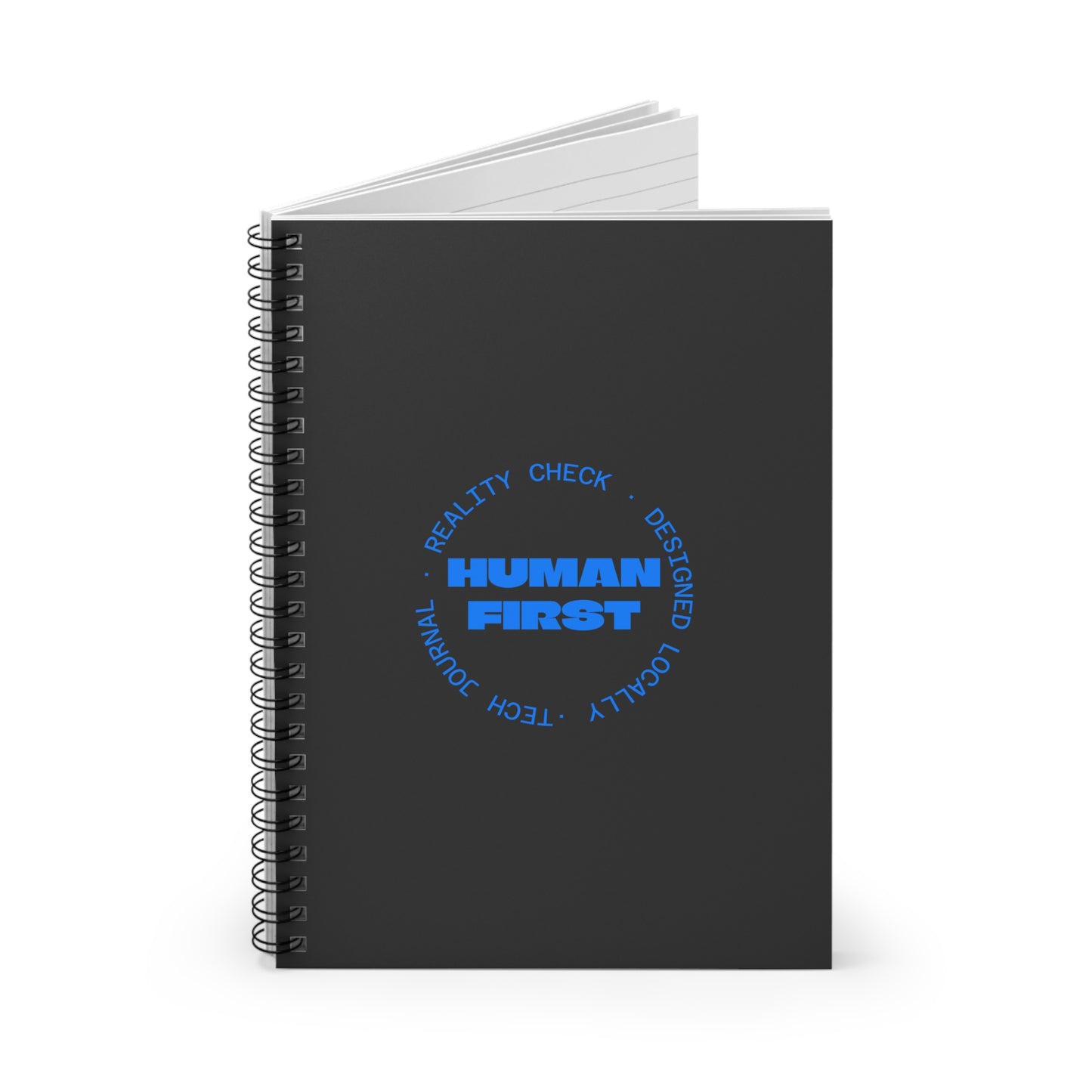 Human First Spiral Notebook